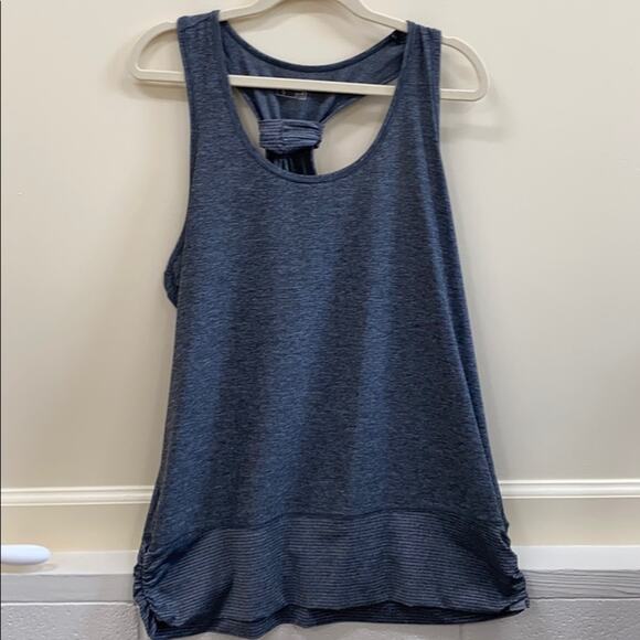 Eddie Bauer XL gray razor back activewear top - Picture 1 of 7